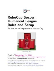 robocup humanoid league
