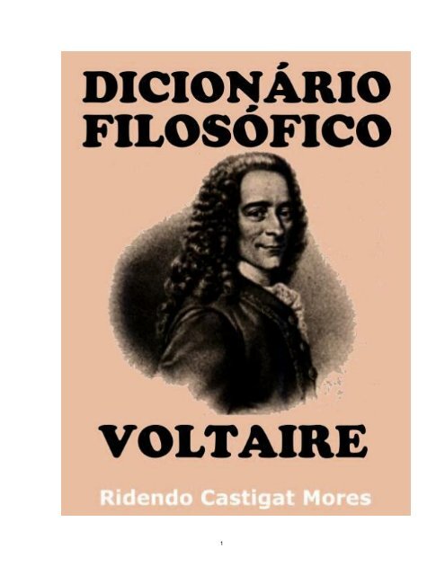 Dicionário Filosófico [extratos] - eBooksBrasil