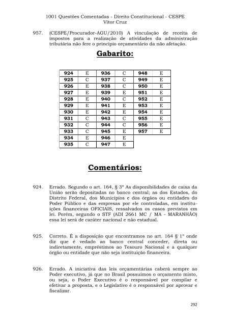 1001 - Questoes Direito Constitucional - Diversos Forros & Divisórias