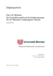 Diplomarbeit Das L2L-Network: Ein Geschäftsmodell und ... - TZI