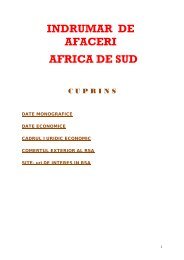 indrumar de afaceri africa de sud - Departamentul de Comert Exterior