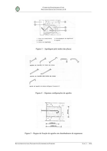 Revestimentos de paredes - Escola Superior de Tecnologia de Tomar