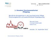 Berufliche Kompetenzen in der psychiatrischen  Pflege ...