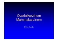 Ovarialkarzinom Mammakarzinom