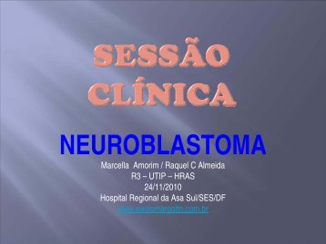 Sessão Clínica (UTI Pediátrica): Neuroblastoma - Paulo Roberto ...
