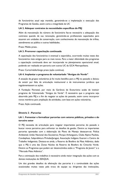 PLANO DE MANEJO DO - Secretaria do Meio Ambiente - Governo ...