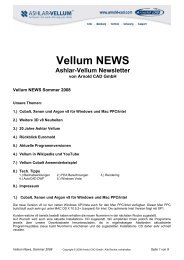 Vellum NEWS - Ashlar Vellum CAD Software