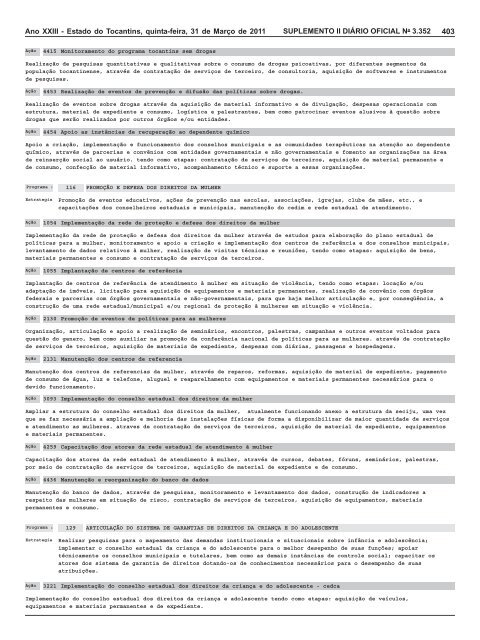 plano plurianual ppa 2008 / 2011 revisão 2011 - seplan - Governo ...