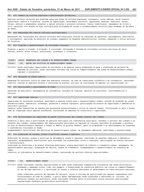 plano plurianual ppa 2008 / 2011 revisão 2011 - seplan - Governo ...