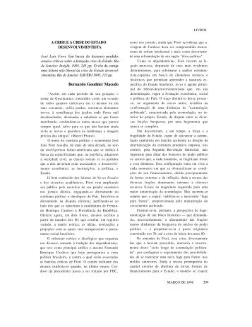 Bernardo Gouthier Macedo - Revista Novos Estudos