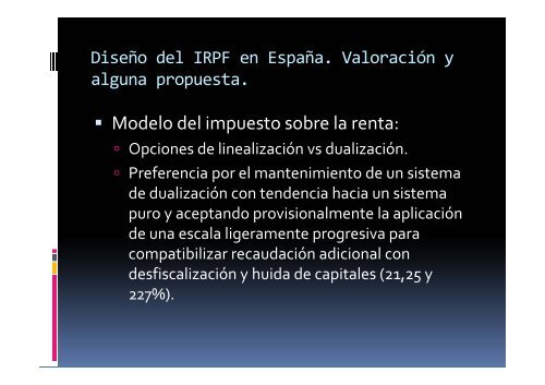 EL IRPF EN ESPAÑA: BALANCE Y PERSPECTIVAS EN UN ... - IEB