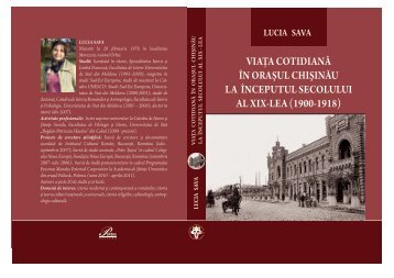 LUCIA SAVA, Viaţa cotidiană în oraşul Chişinău la - Asociatia ...