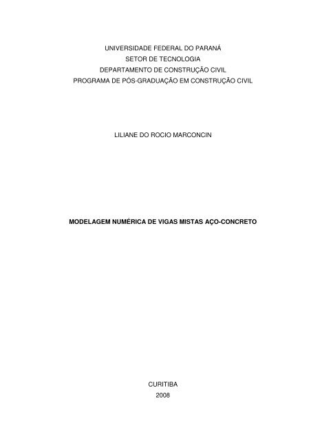 Liliane do Rocio Marconcin - Universidade Federal do Paraná