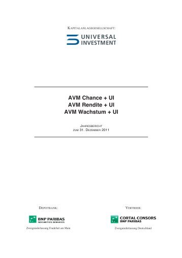 AVM Wachstum + UI - Universal-Investment