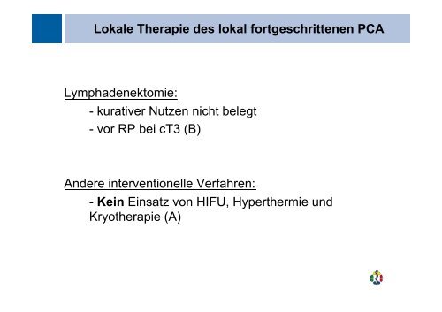 Prostatakarzinom fortgeschritten/ metastasiert