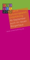 2 0 10 Jahre - Gemeinde Unterföhring