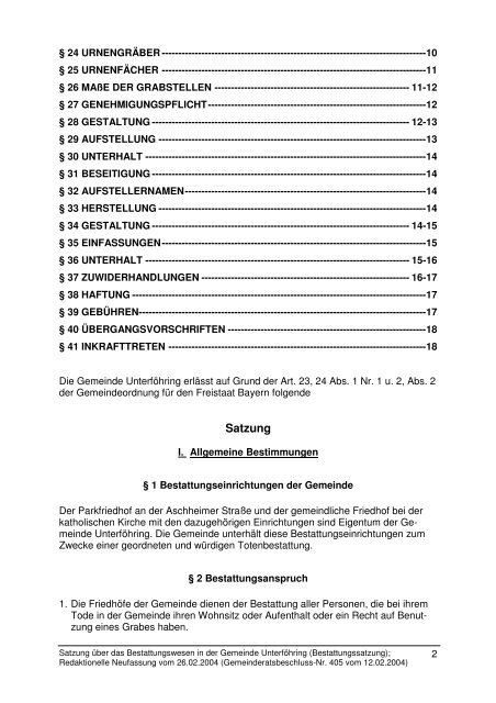 Version zum Ausdrucken - Gemeinde Unterföhring