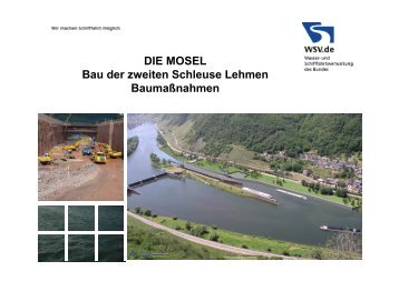 Bau der 2. Schleuse Fankel