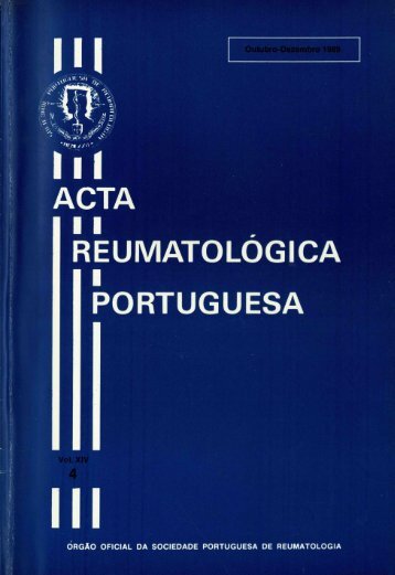 1989 Volume XIV, 4, 4º Trimestre - Acta Reumatológica Portuguesa ...