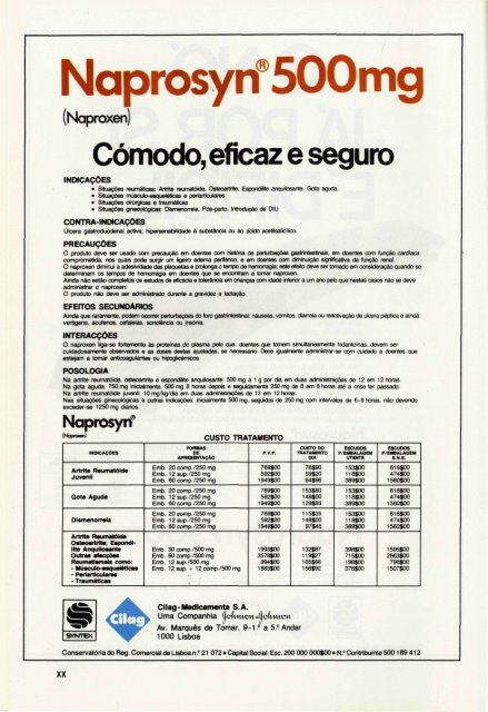 1989 Volume XIV, 4, 4º Trimestre - Acta Reumatológica Portuguesa ...