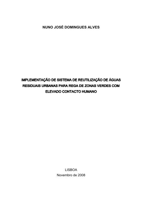 nuno josé domingues alves - RUN UNL - Universidade Nova de ...