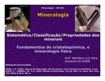 Mineralogia classificacao propriedades (aula 6)