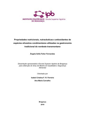 Propriedades nutricionais, nutracêuticas e antioxidantes - Biblioteca ...