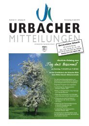 107014 Amtsblatt Urbach.indd - Gemeinde Urbach