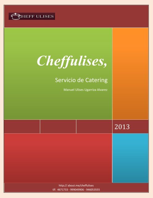 Cheffulises, Servicio de Catering