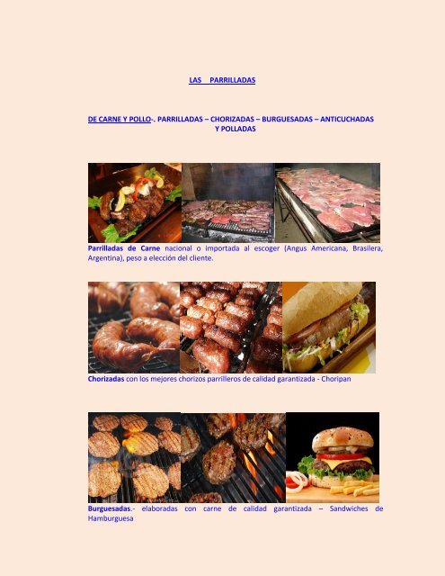 Cheffulises, Servicio de Catering