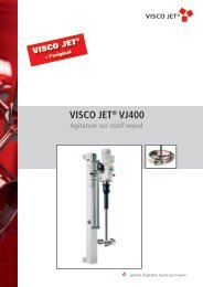 VISCO JET® VJ400 Agitateur sur statif mural