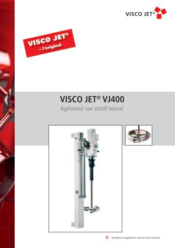 VISCO JET® VJ400 Agitateur sur statif mural