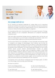 Werde Urologin / Urologe für einen Tag! - Urologenportal