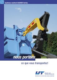 nous portons - UT Umwelt- und Transporttechnik AG