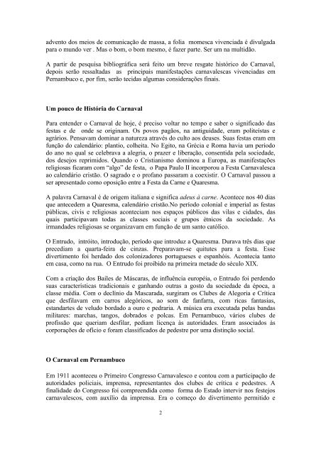 Ciclo Carnavalesco - Instituto Cultural Ladjane Bandeira