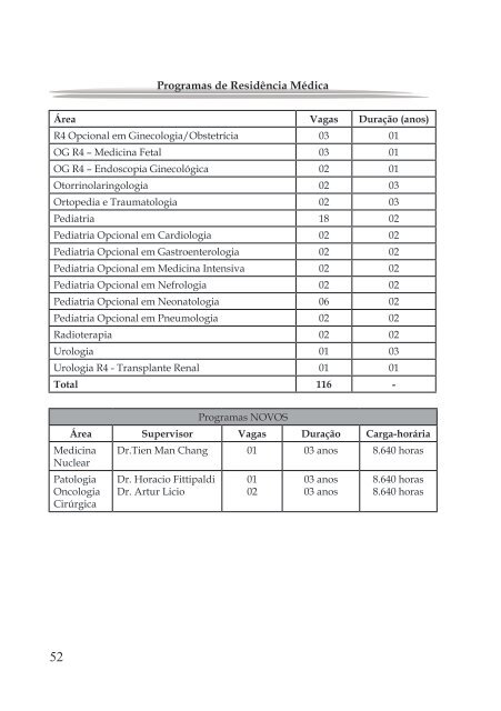 Programa de Ensino - 2013