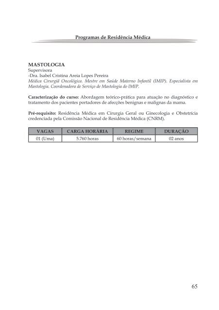 Programa de Ensino - 2013