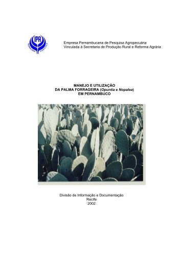 Empresa Pernambucana de Pesquisa Agropecuária Vinculada ... - IPA