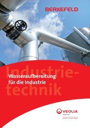 Wasseraufbereitung für die Industrie - Water Treatment by Berkefeld