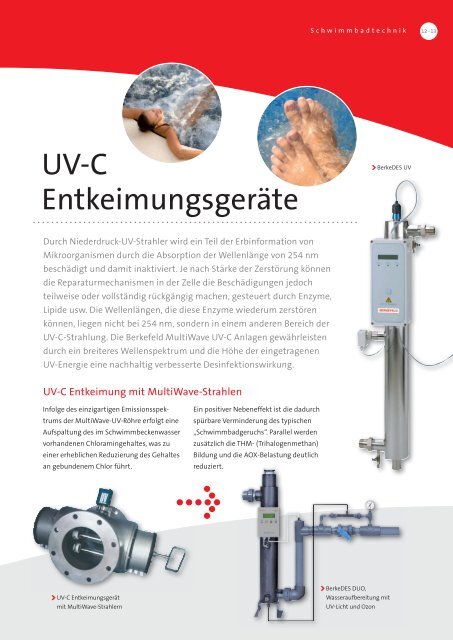 Wasseraufbereitung Schwimmbadtechnik - Water Treatment by ...