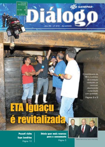 ETA Iguaçu é revitalizada ETA Iguaçu é revitalizada - Sanepar