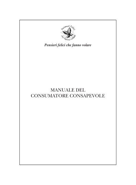 MANUALE DEL CONSUMATORE CONSAPEVOLE - Xenia