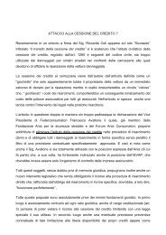 maggiori informazioni - UNARCA