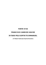 FONTE VIVA FRANCISCO CANDIDO XAVIER ... - Além do Arco Íris