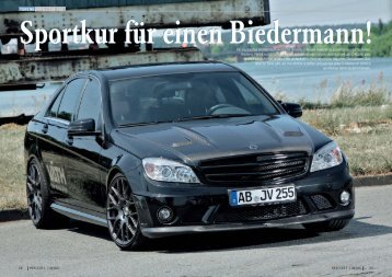 TUNING VÄTH C250 CGI Als klassisches Vertreterauto weckt die ...