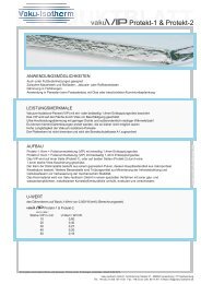 Vaku VIP Protekt -1 und Protekt-2 - Vaku-Isotherm GmbH