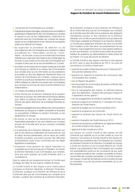 Document de référence 2012 (PDF 1.92MB) - Valeo