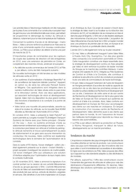 Document de référence 2012 (PDF 1.92MB) - Valeo