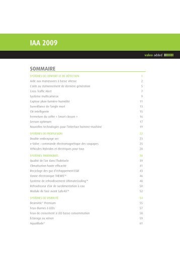 Dossier de presse -  IAA Francfort (PDF 379.23kB) - Valeo