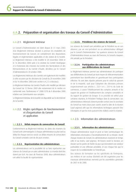 Document de référence 2008 - Valeo